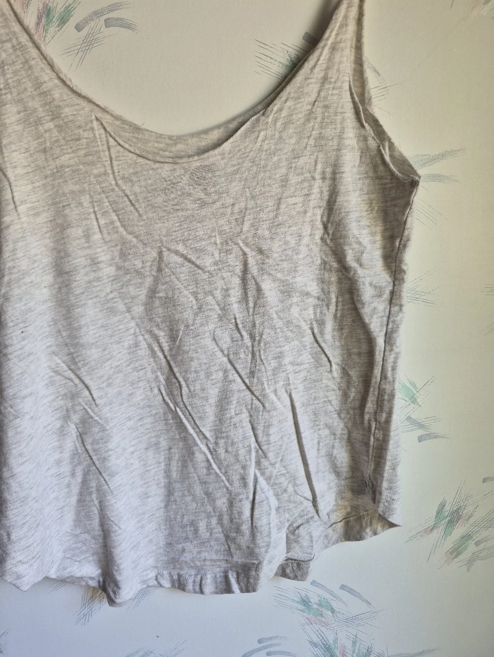 Roxy Gray Tropical Beach Tank Top DIY Small - Picture 6 of 7
